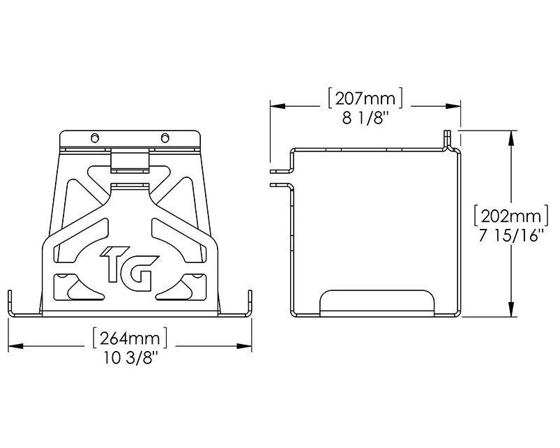 Trail-Gear™ Single Optima Battery Box