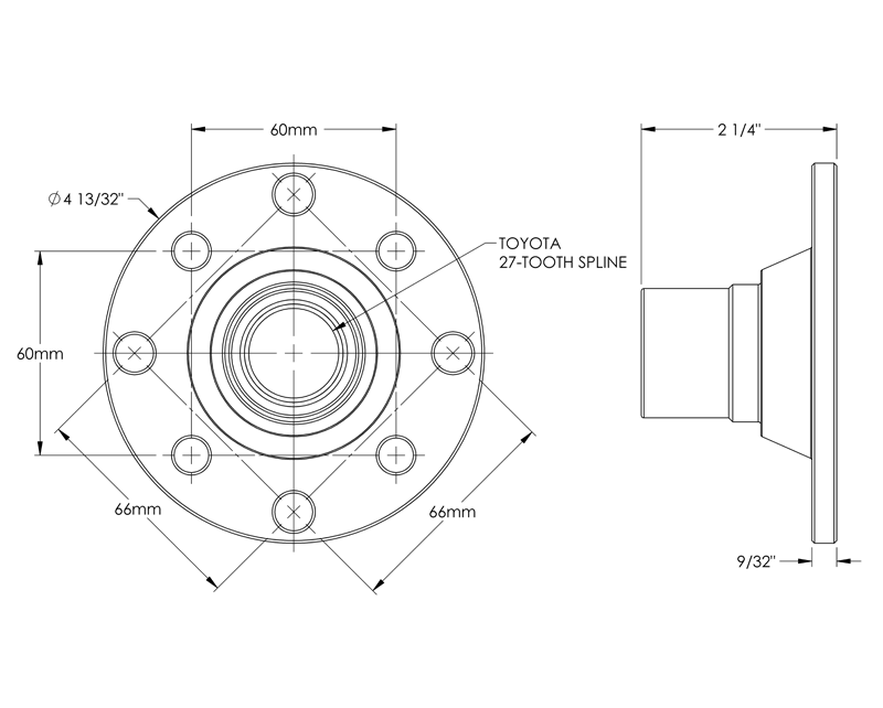 Trail-Gear™ Tacoma Pinion Flange