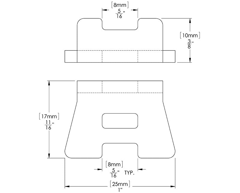 Weld-On Zip Tie Brackets (10 pack)