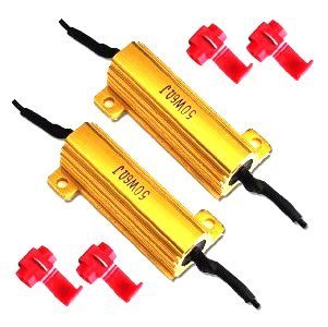 50-W 6-ohm LED Load Resistors for LED Turn Signals (pair)