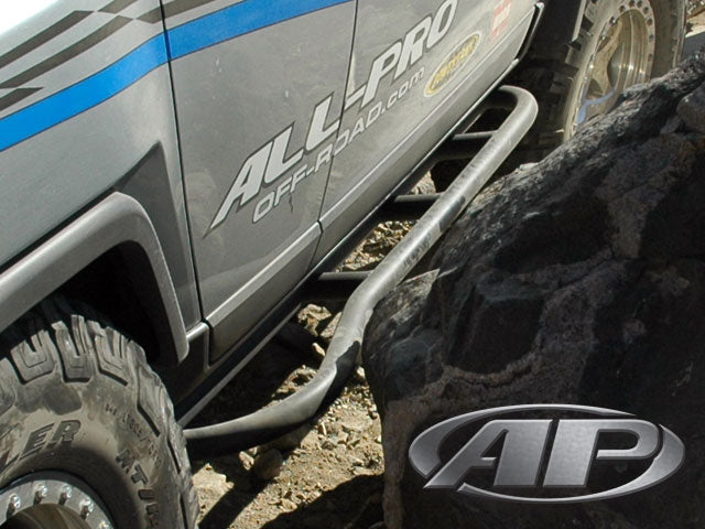 All-Pro FJ Cruiser Rock Sliders (Bare Steel)