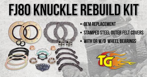 Trail-Gear™ FJ80 / FZJ80 Knuckle Rebuild Kit