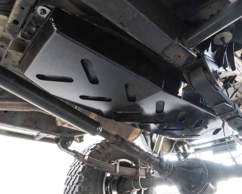 Low Range Off-Road Tacoma Defiant Armor Gas Tank Skid Plate