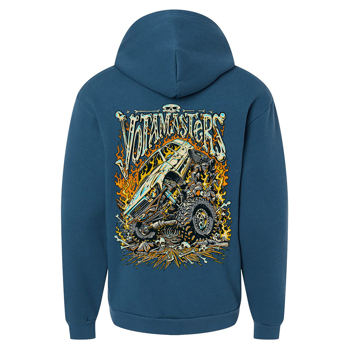 Yotamasters Rez-Erected 4Runner Hoodie | Sea Blue Zip-Up (PRE-ORDER)