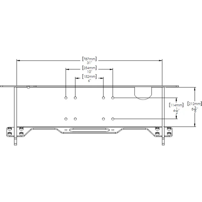 16+ Tacoma Aluminum Low Profile Front Bumper