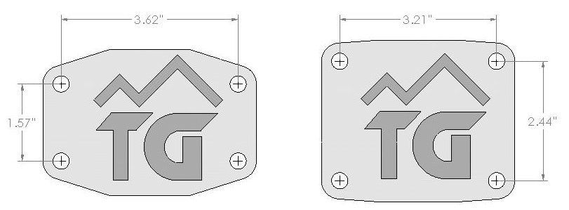 Trail-Gear™ Transfer Case/Transmission Block Off Plates