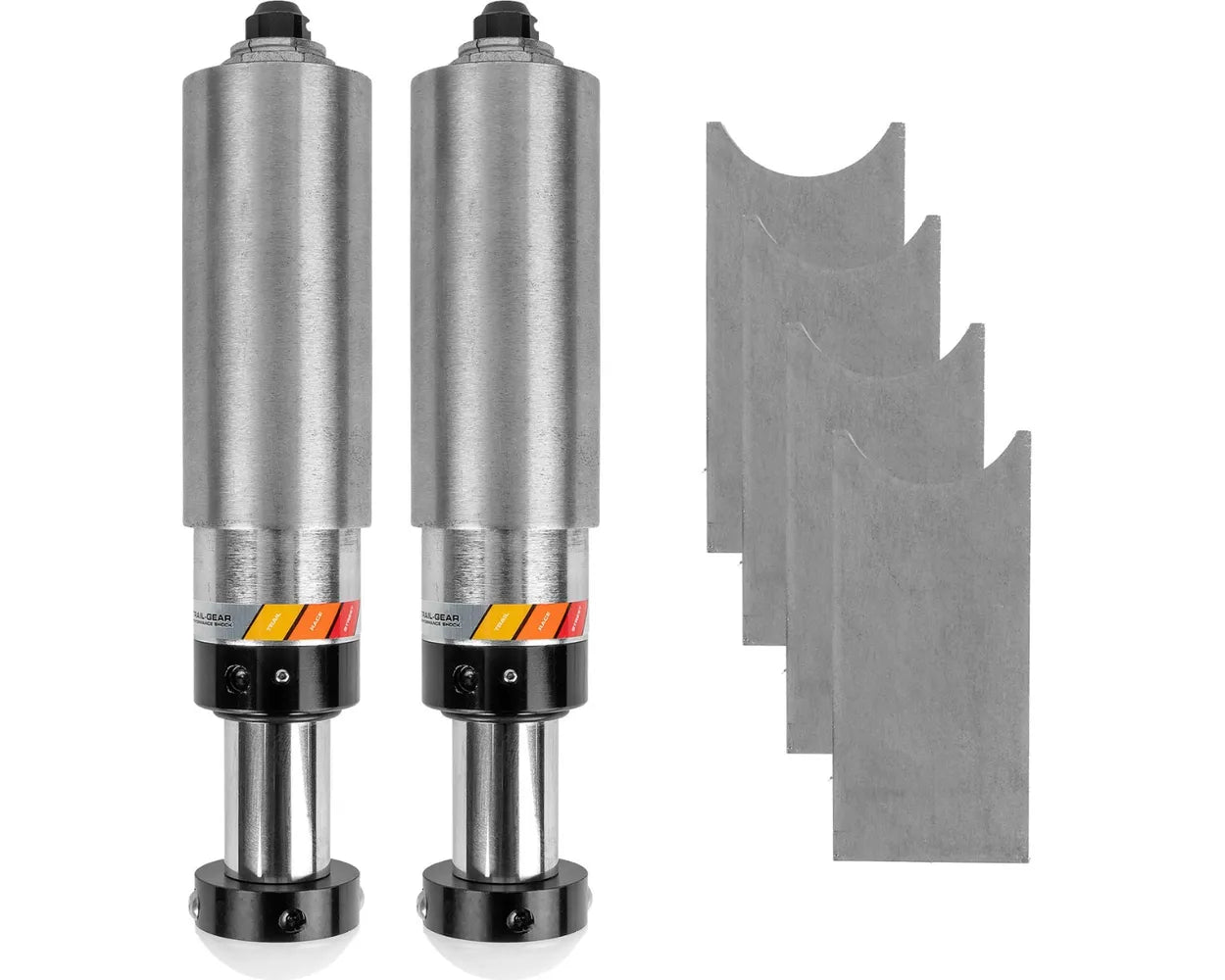 Trail-Gear Performance 2.0” Smooth Body Pin Top Bump Stop Sets